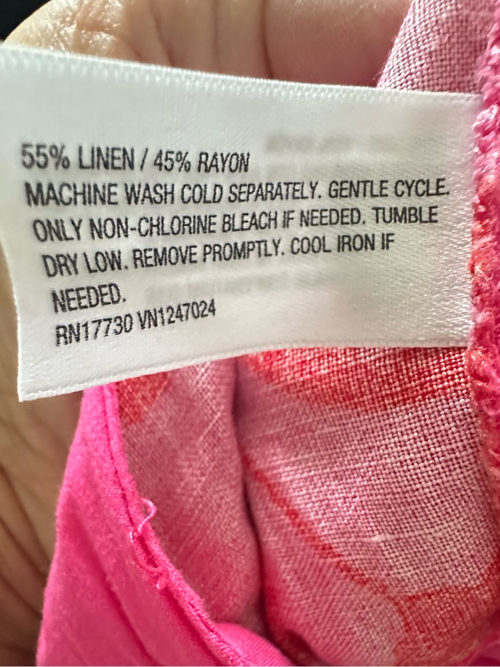 kate spade x Target Pink Red Floral Wide-Leg Linen Blend Pants XL - Picture 11 of 13